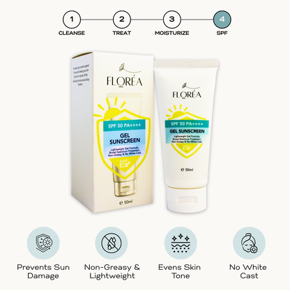 SPF 50 PA++++ gel sun screen 50ml