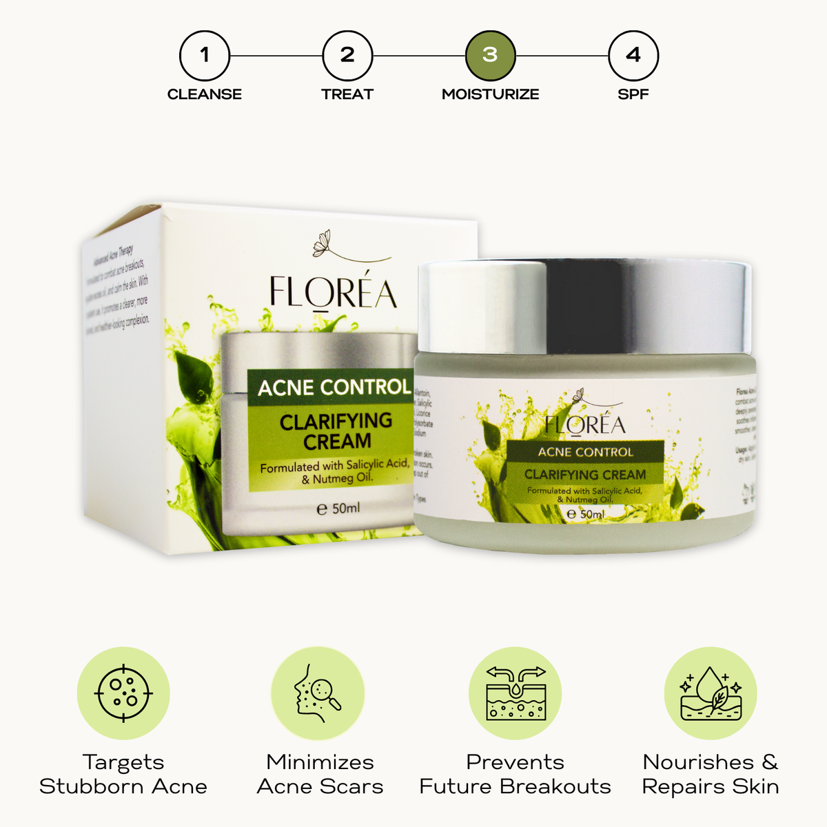 Acne control clarifying cream 50ml